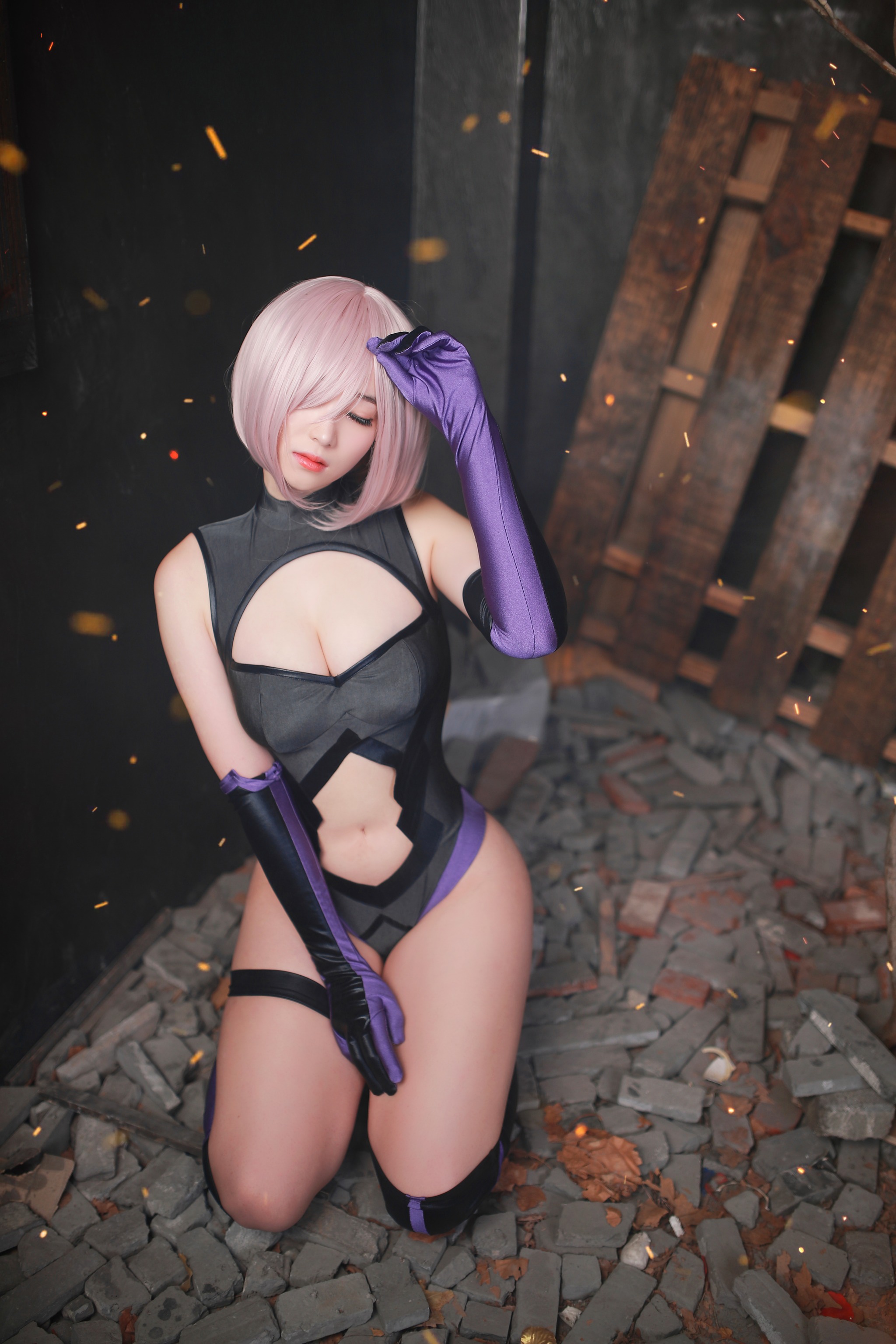 图片[1]-Bambi – NO.001 FGO Mash Kyrielight [22P]-XikXak
